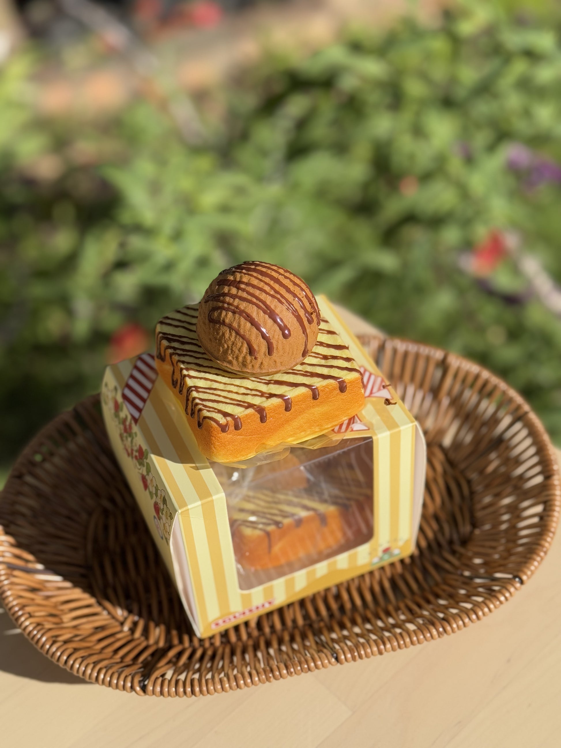 Ice Cream Toast Food Squishy – Realistic Multicolor Dessert-Inspired Piece