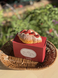 Strawberry Croissant Squishy – Scented Food Squishy for Kids & Adults