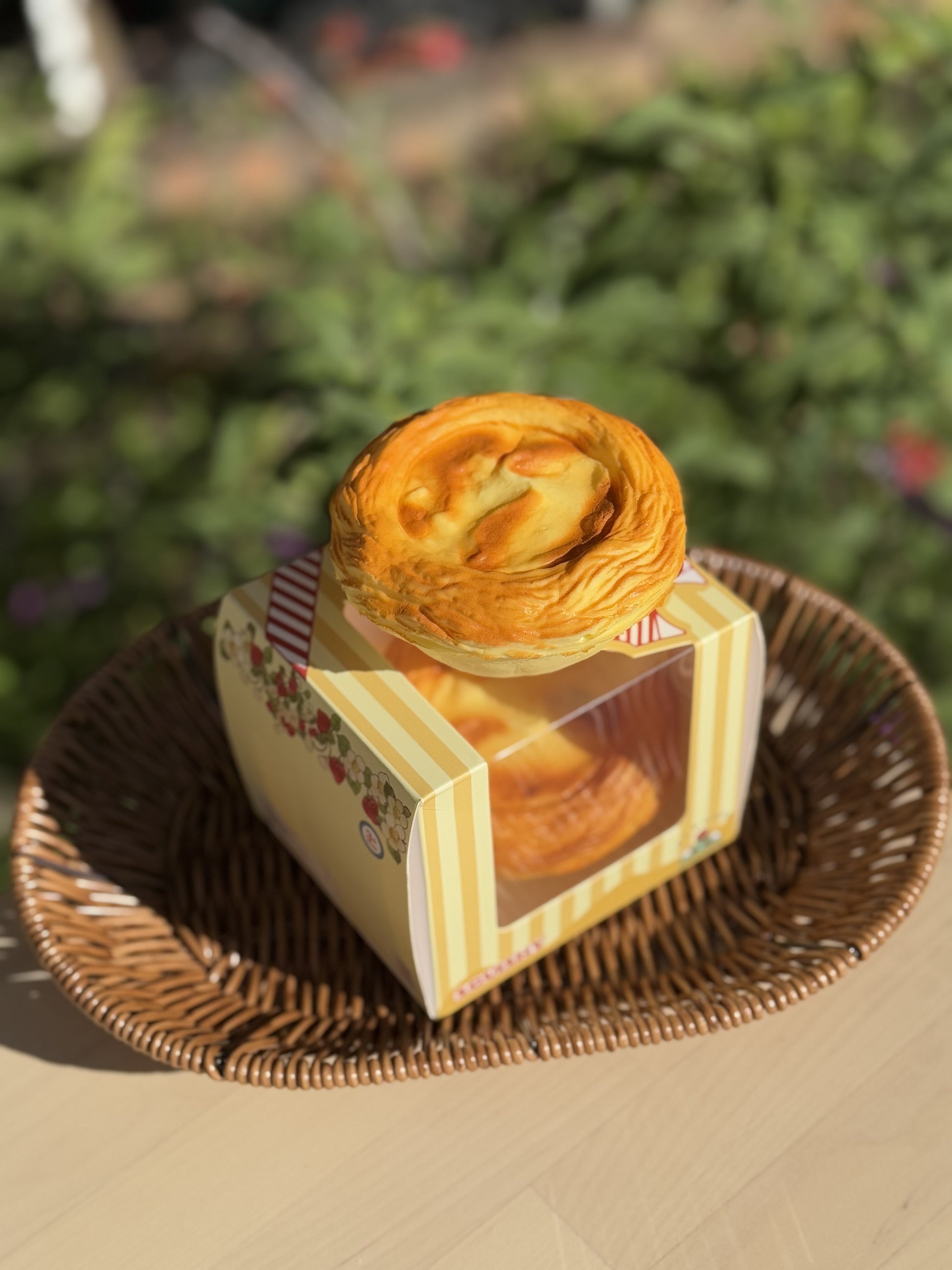 Egg Tart Food Squishy – Realistic Bakery-Style Sensory Piece